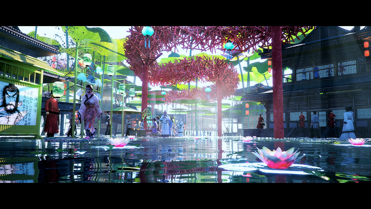 【UE4】【blender】平康坊