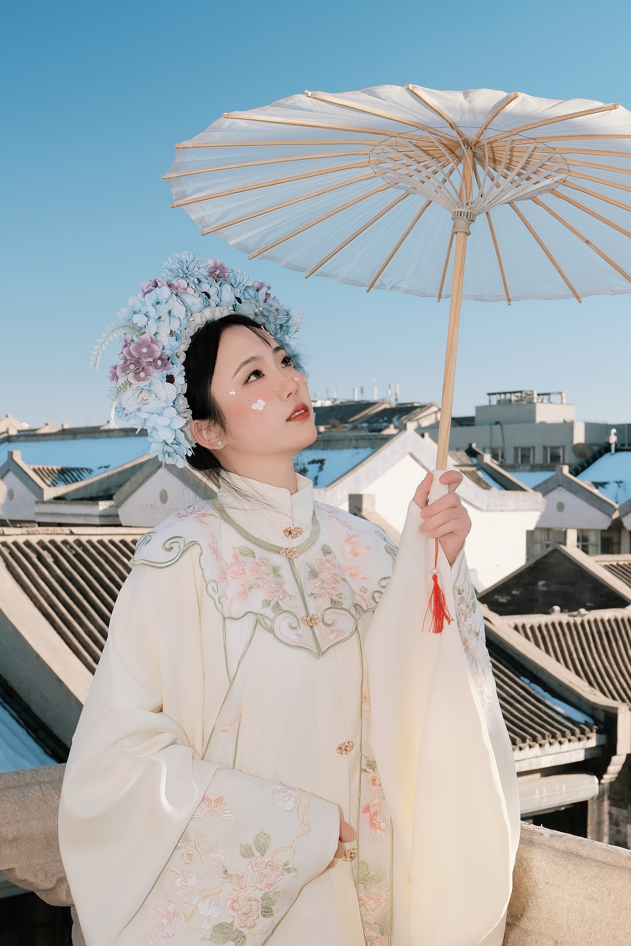 今世戴花 来世漂亮