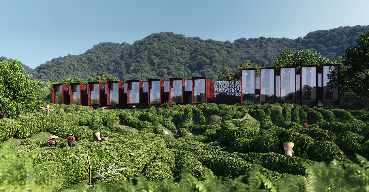 建筑室外景观效果图