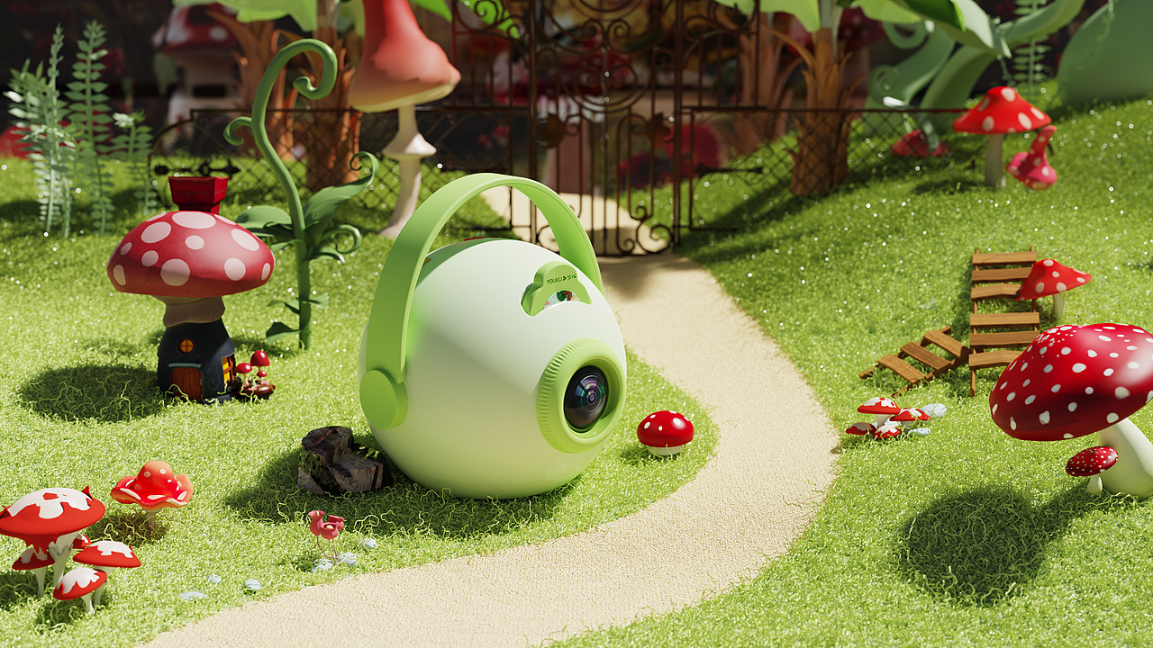 2023 IF 设计奖优酷少儿 “启梦”儿童投影故事机