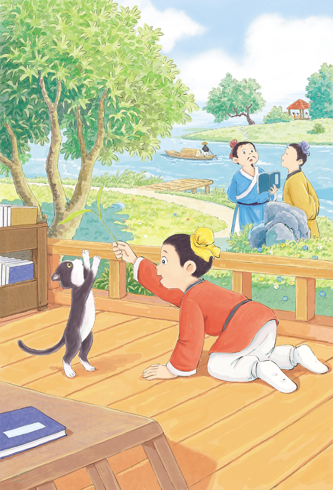 寓言故事 铁杵成针（图ZMzcxMDYwNzM2） - 绘本 - 站酷设计师插画师海豹原创素材 - 站酷ZCOOL