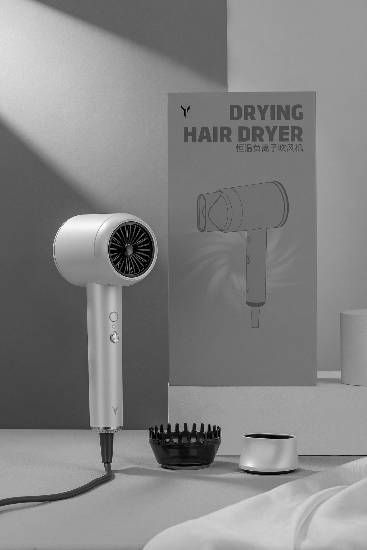 负离子 美容美发 电吹风拍摄