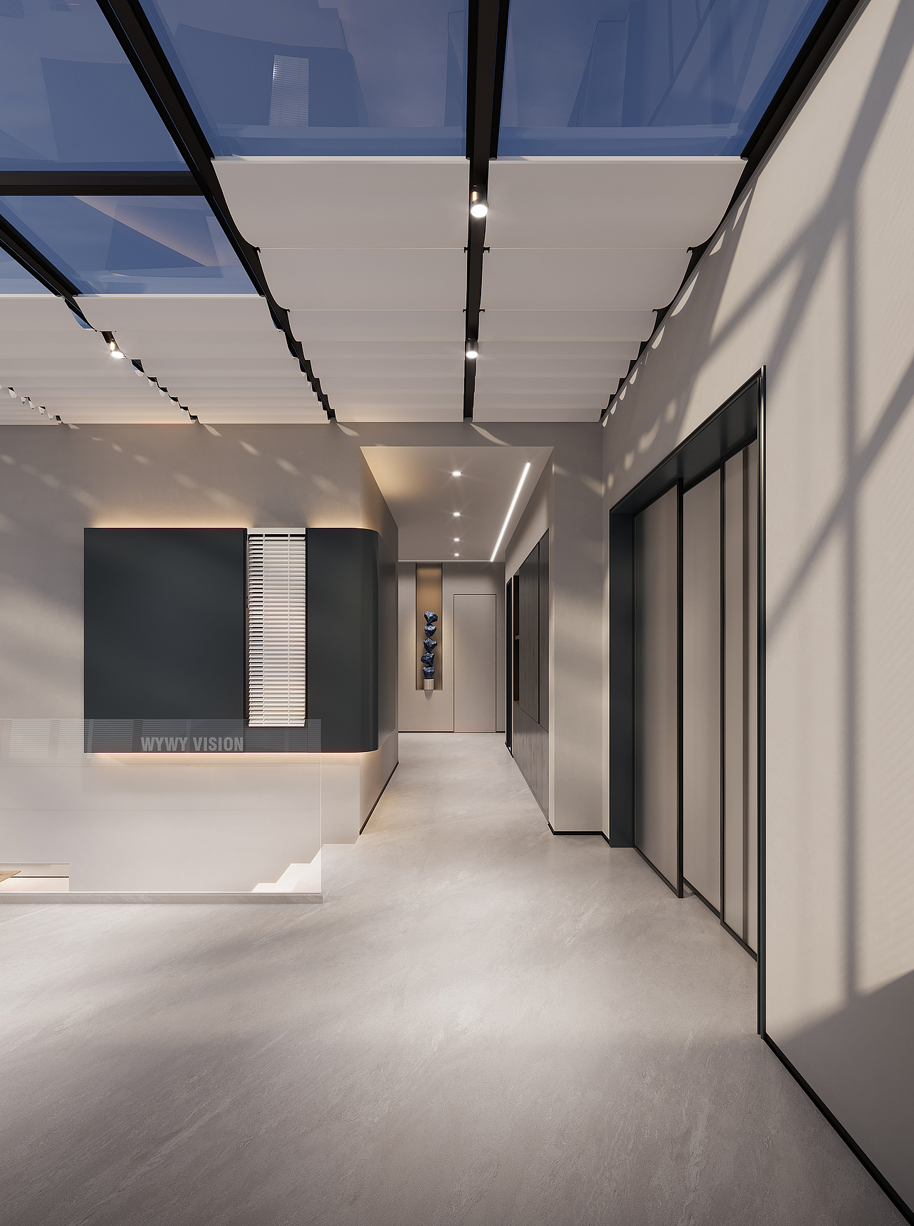 工作 | 住宅 | 现代极简效果图