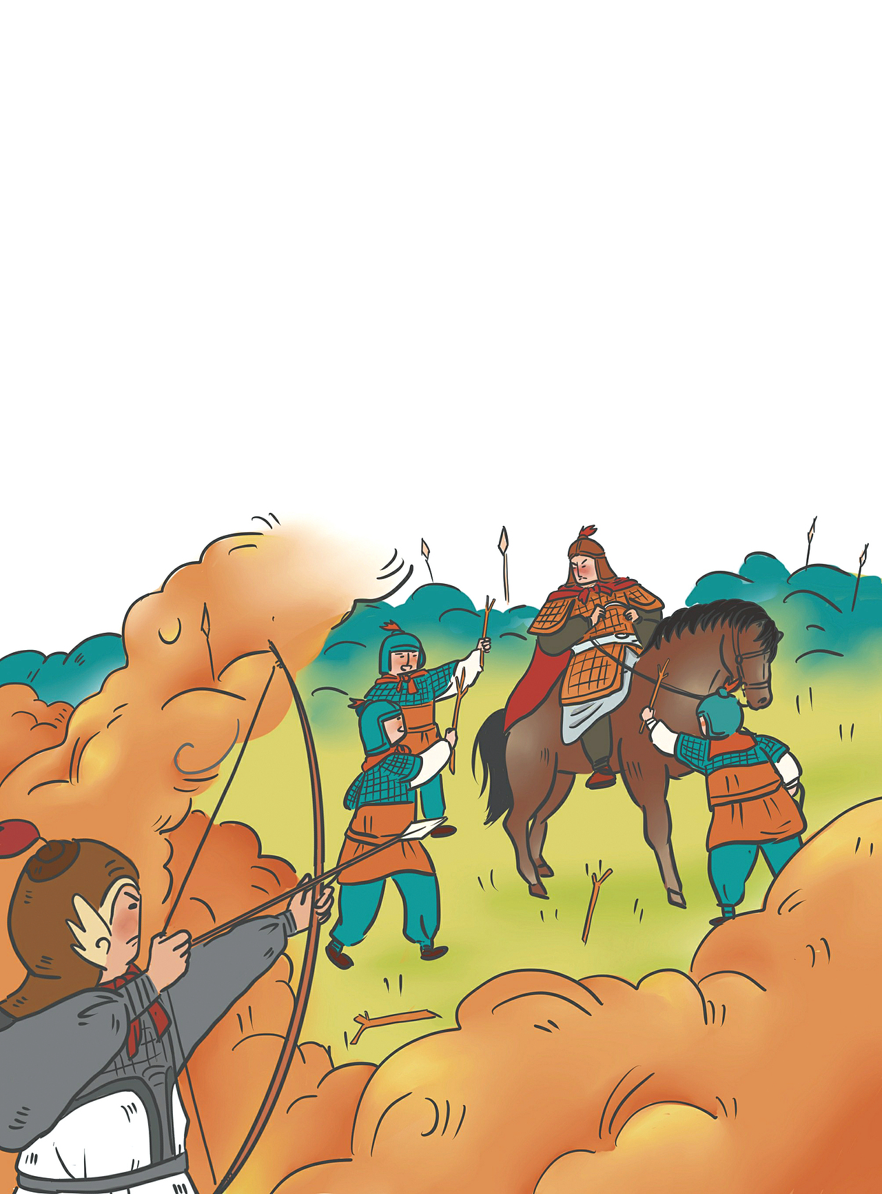 三十六计故事 | 儿插（图ZMzQ3NTMxOTMy） - 儿童插画 - 站酷设计师查rui原创素材 - 站酷ZCOOL