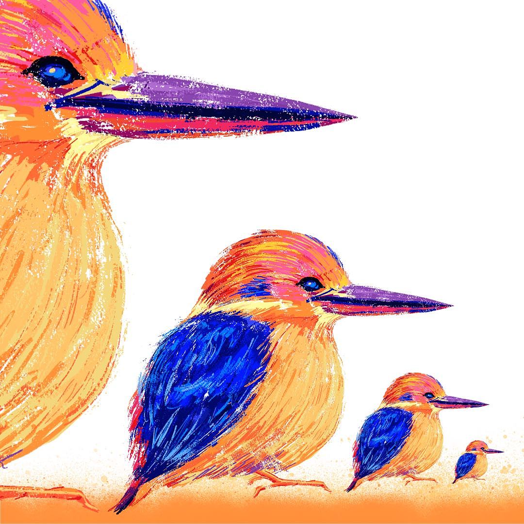 小鸟（图ZMzE3MzY2NDE2） - 创作习作 - 站酷设计师o花子o原创素材 - 站酷ZCOOL