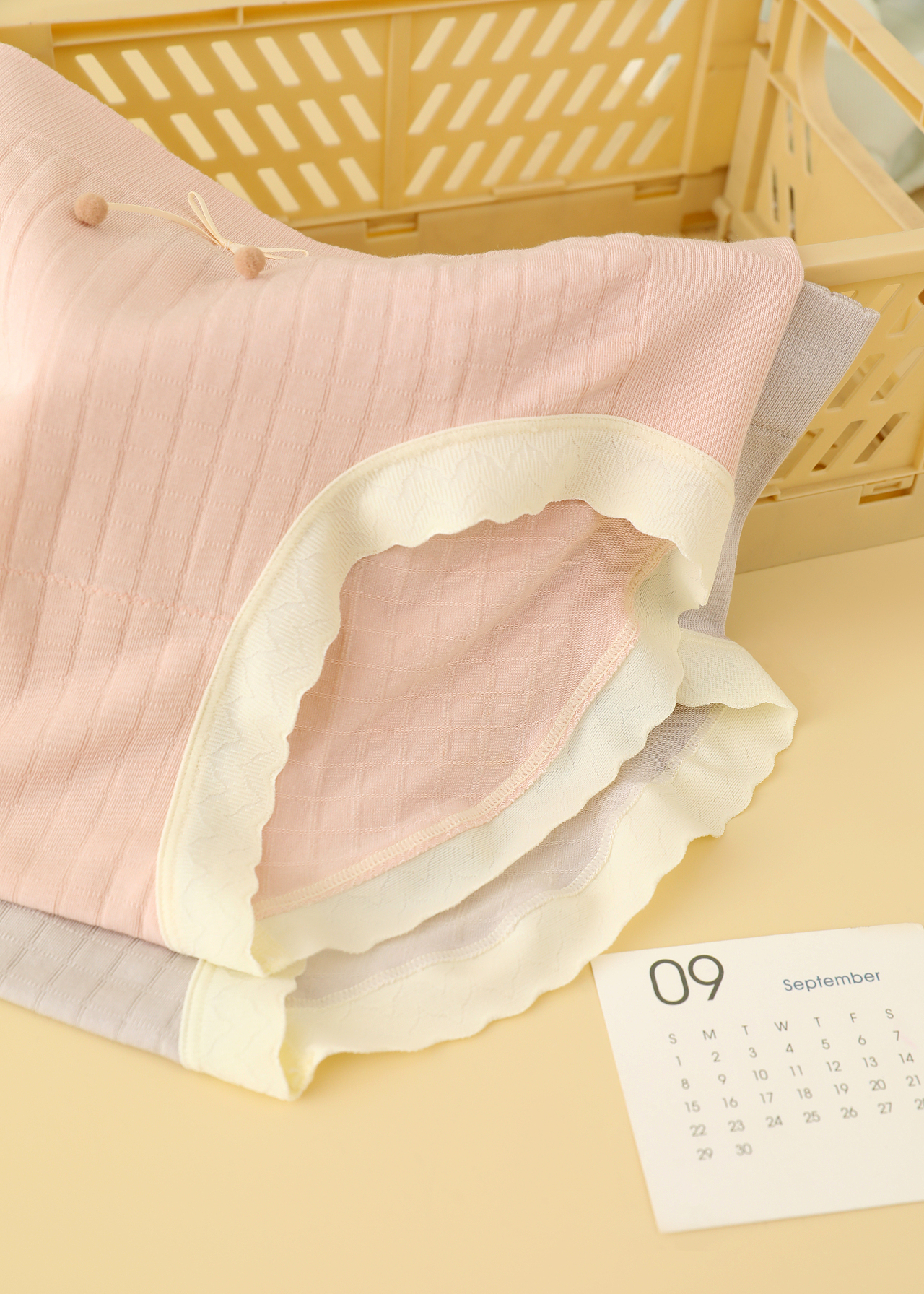 小清新女内裤の内衣静物拍摄