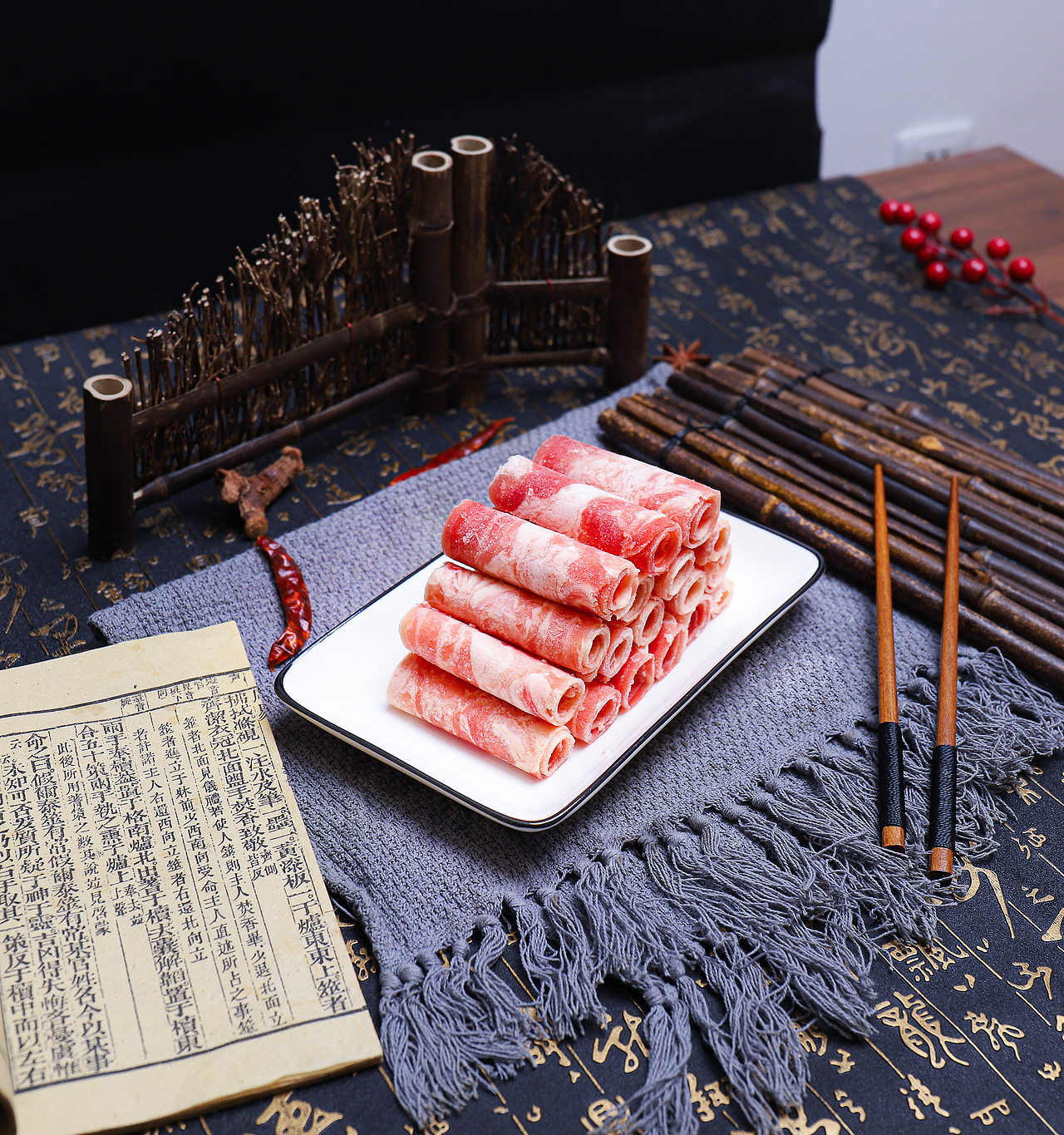 牛肉卷肥牛卷（图ZMzM5NTQ2NTI4） - 美食摄影 - 站酷设计师追逐·幻光原创素材 - 站酷ZCOOL