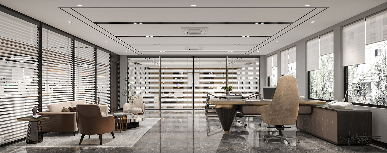 办公室设计|直观清爽