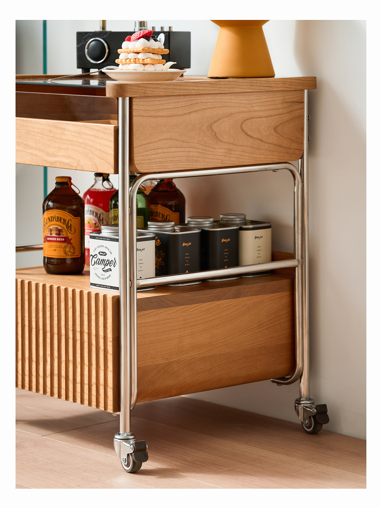 Sea Wave Bedside Table