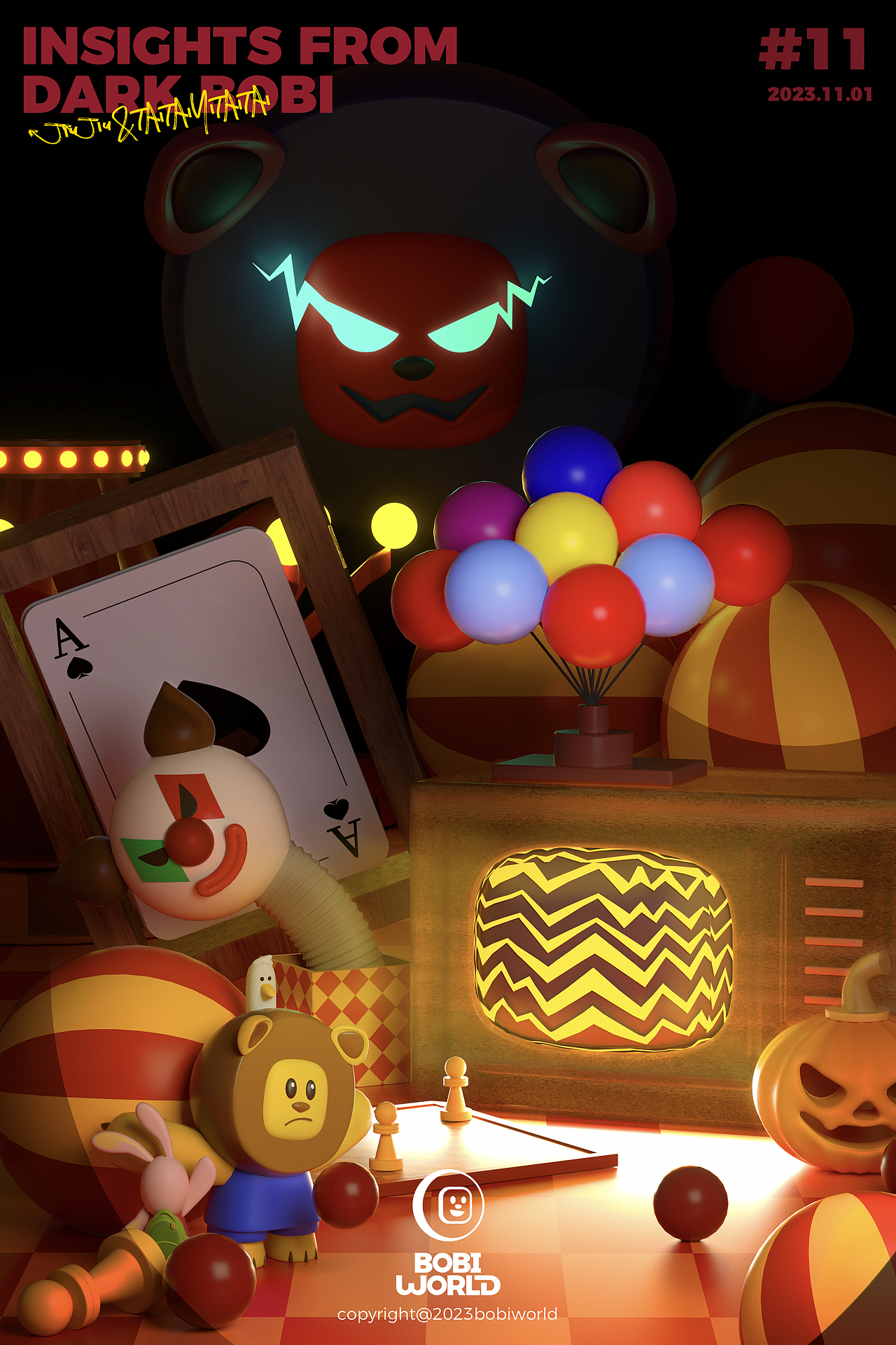 BOBI WORLD（图ZMzYwMDY1OTQ4） - 艺术插画 - 站酷设计师台台一台台1原创素材 - 站酷ZCOOL