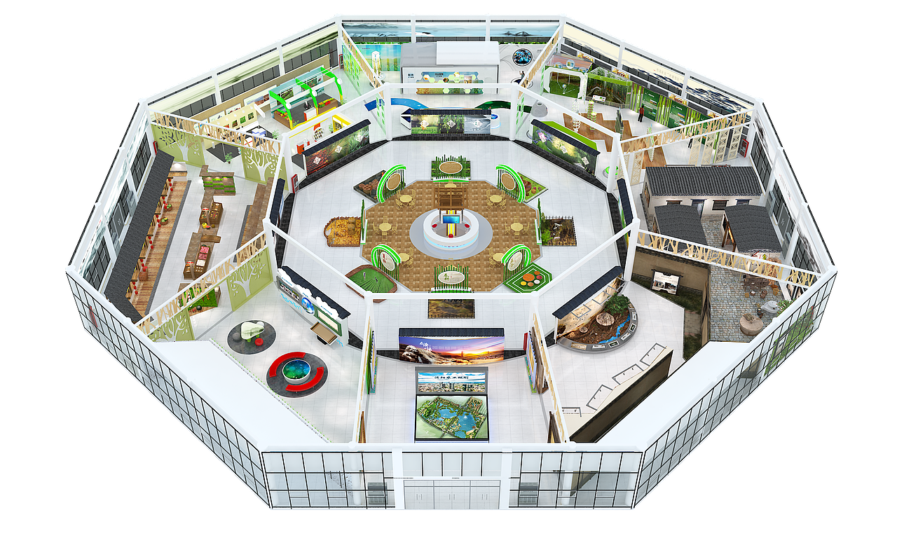 展示云 | 农耕博物馆（图ZMzA0Mzk3NzYw） - 建筑设计 - 站酷设计师展示云空间设计原创素材 - 站酷ZCOOL