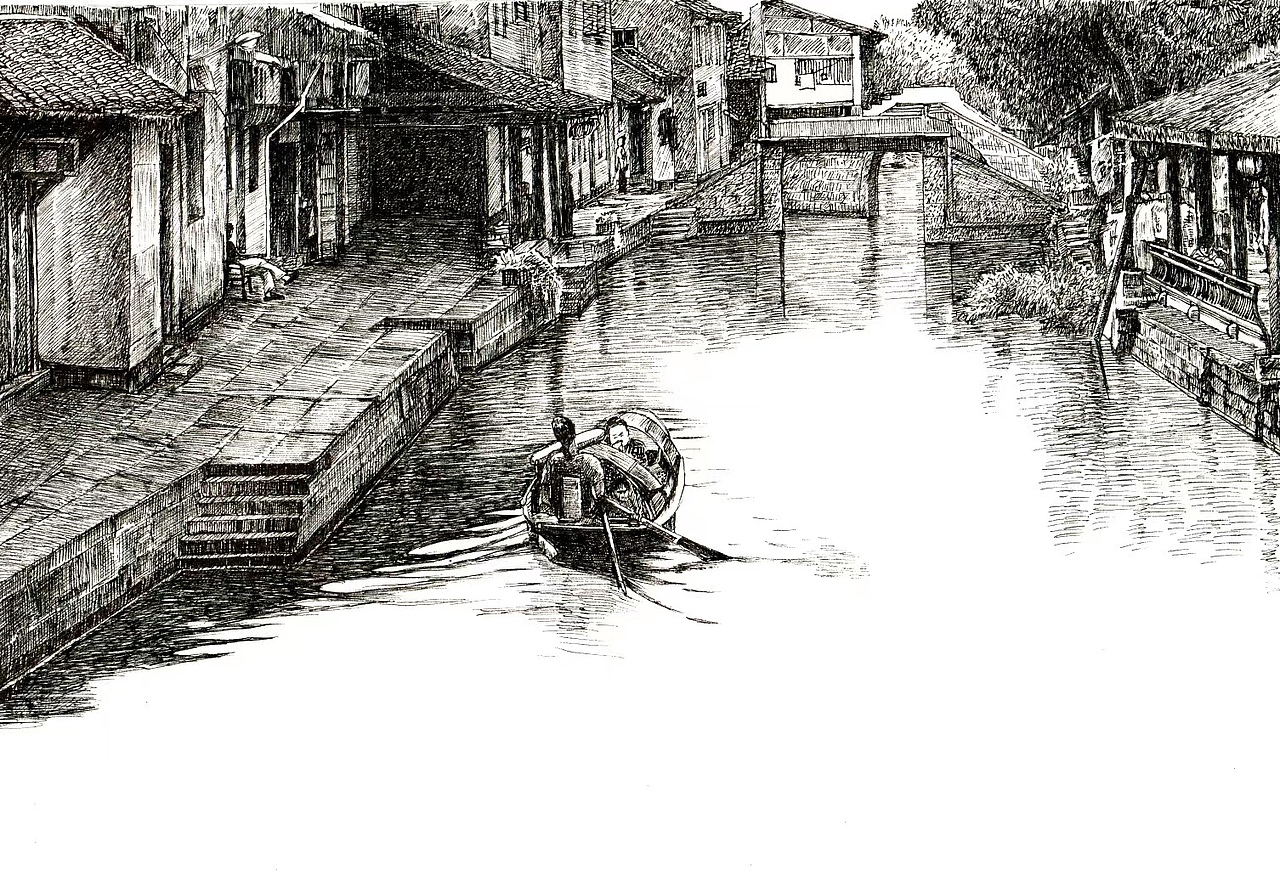 近期钢笔画分享（图ZMzM0NTY3Mjky） - 绘画 - 站酷设计师画锦瑶瑶钢笔画原创素材 - 站酷ZCOOL