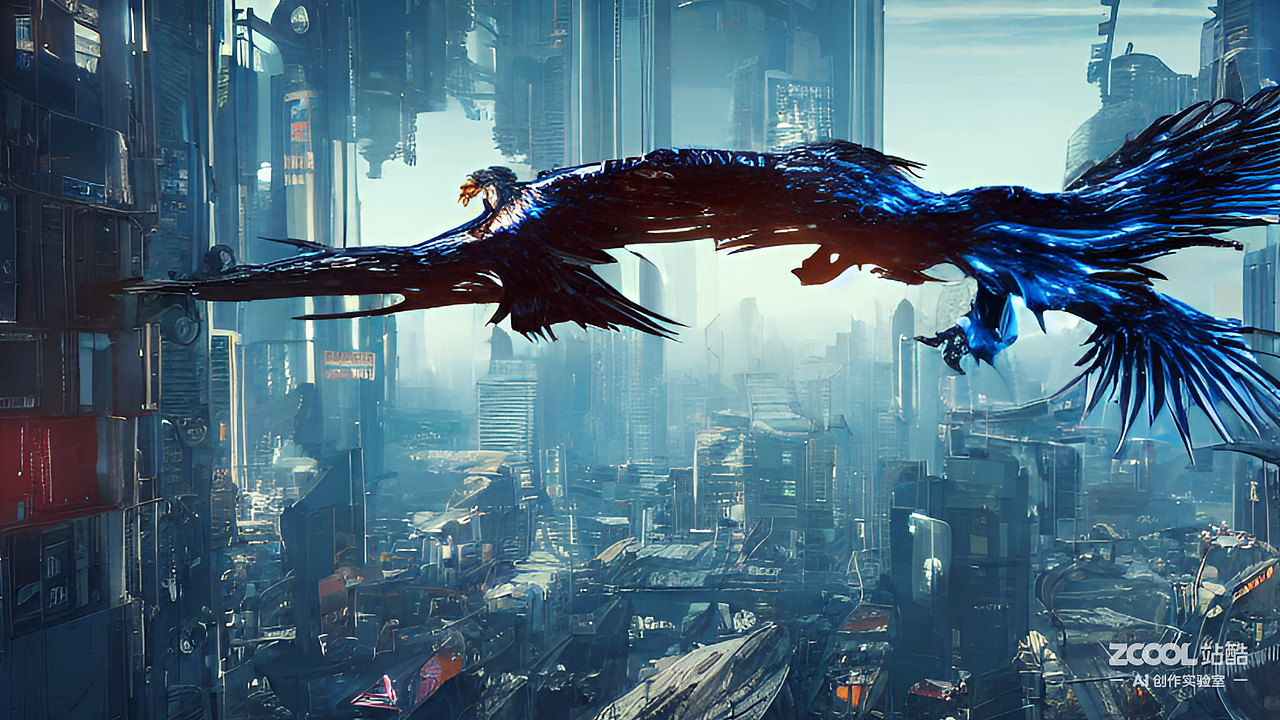 虚幻城市物语——站酷ai-lab测试