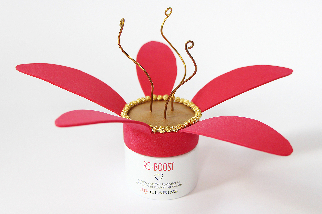 My CLARINS 空瓶改造首饰收纳