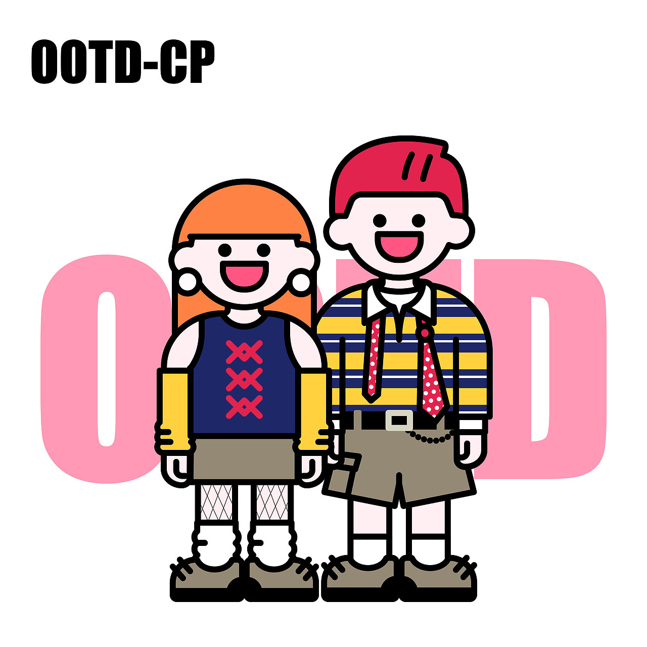 CP-OOTD情侣穿搭合集 | day05（图ZMzEyOTM1MDAw） - 艺术插画 - 站酷设计师EmmaMQ原创素材 - 站酷ZCOOL