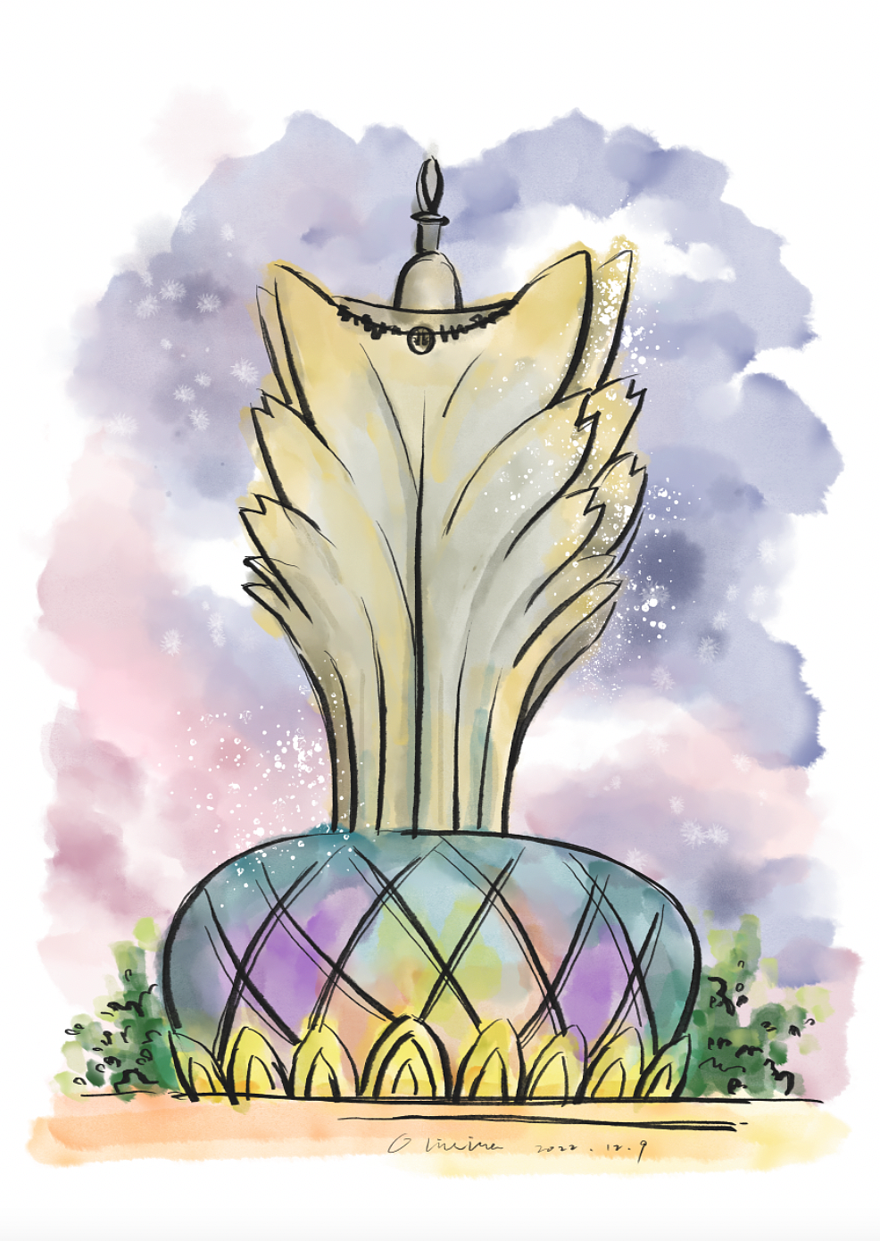 水彩澳门（图ZMzYxMTI3Mzcy） - 商业插画 - 站酷设计师绚兮Olivia原创素材 - 站酷ZCOOL