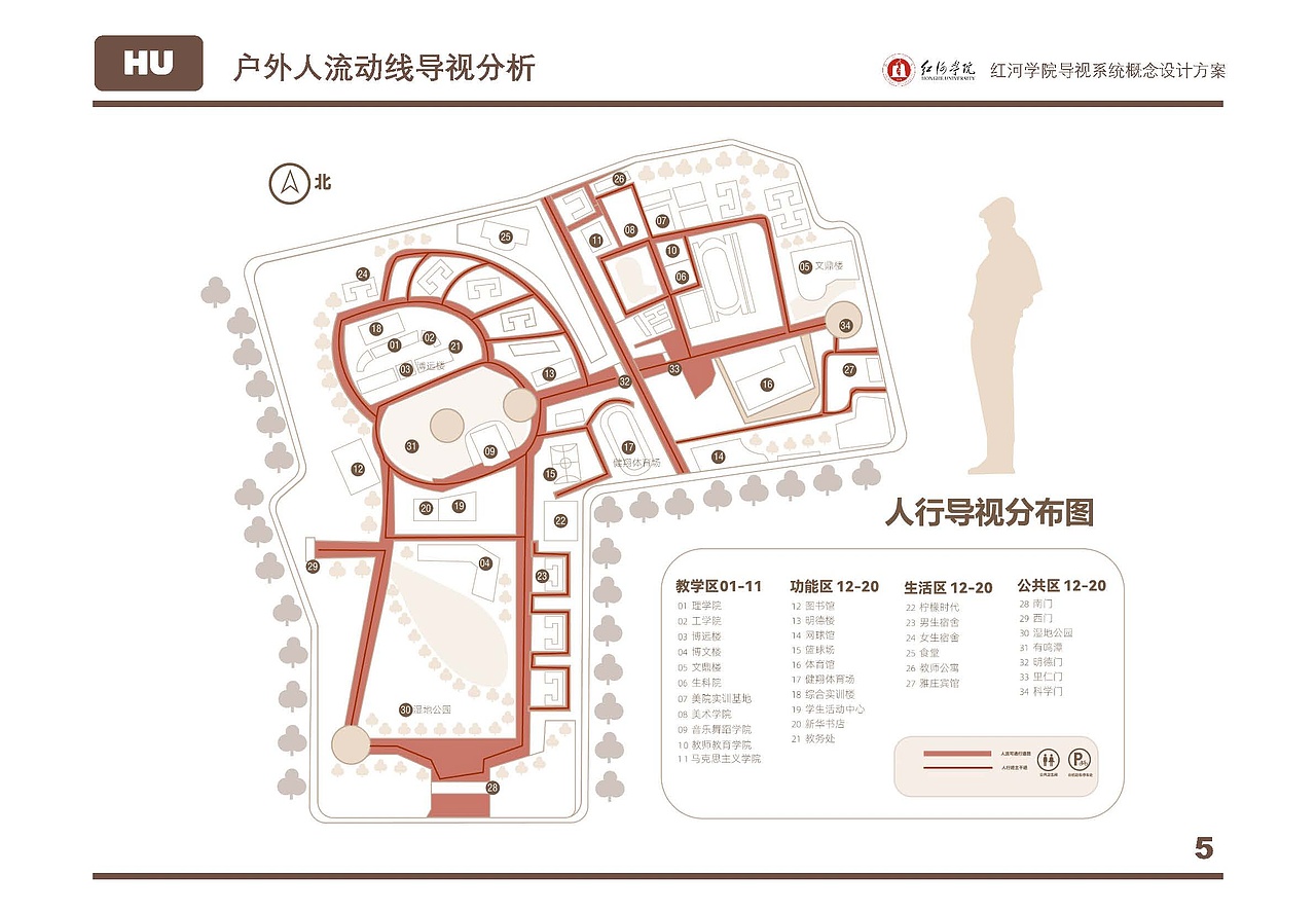 红河学院导视系统概念设计方案（图ZMzM0MTM4NTY4） - 其他平面 - 站酷设计师cloudsheep霄原创素材 - 站酷ZCOOL