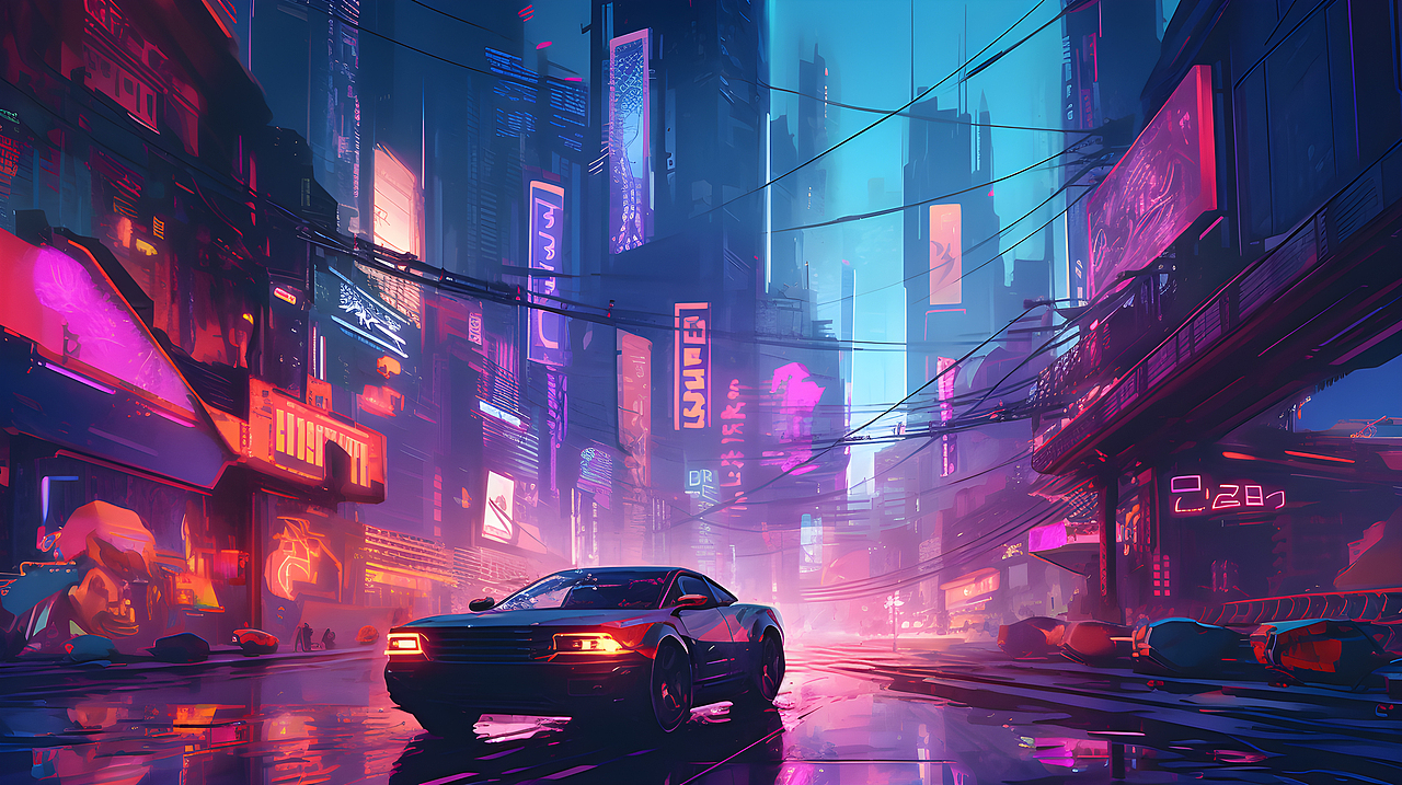 賽博朋克風(fēng)格未來之城（圖ZMzM4NzQ4NDI0） - 概念設(shè)定 - 站酷設(shè)計(jì)師Cain_啟寒原創(chuàng)素材 - 站酷ZCOOL