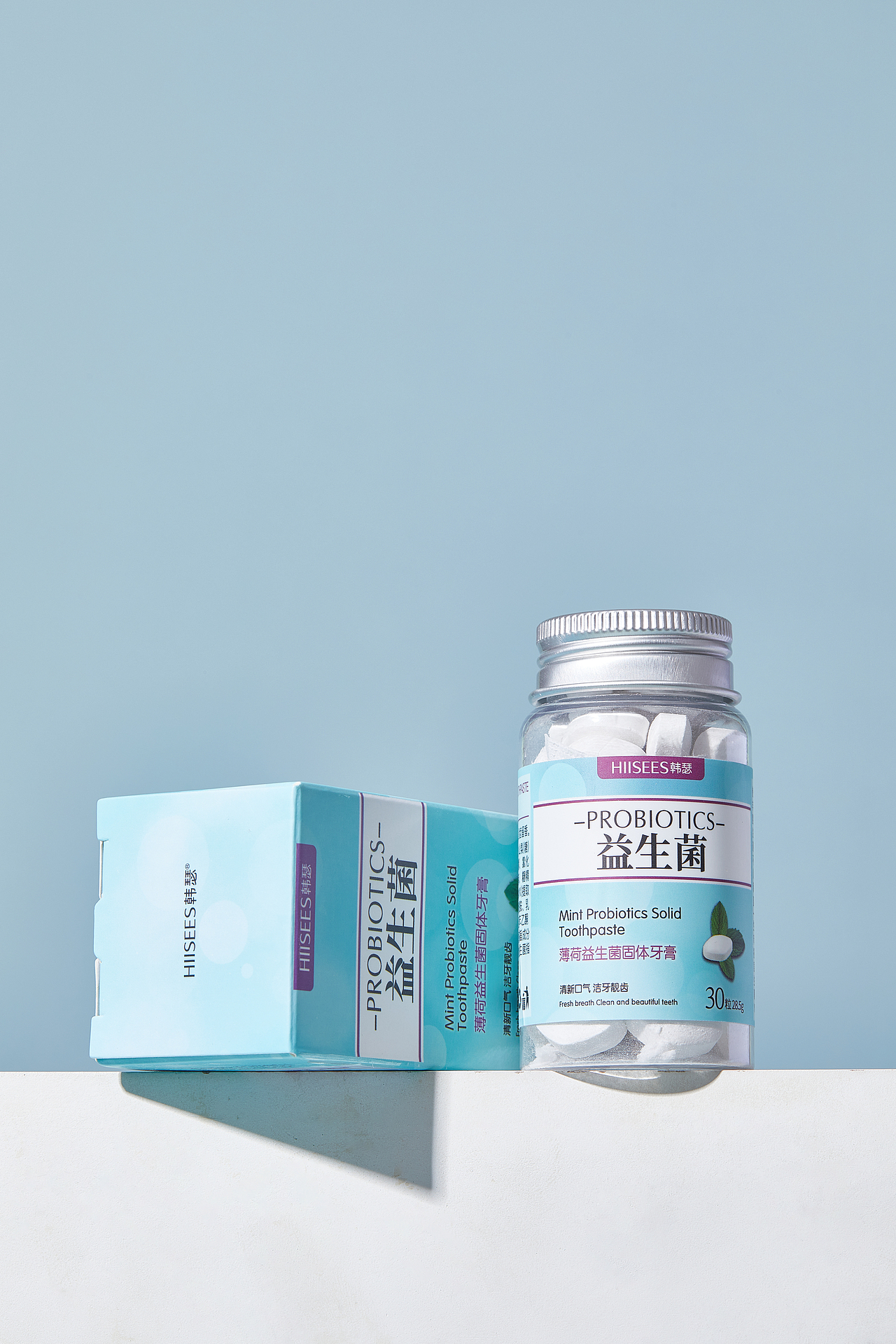 产品摄影丨益生菌固体牙膏