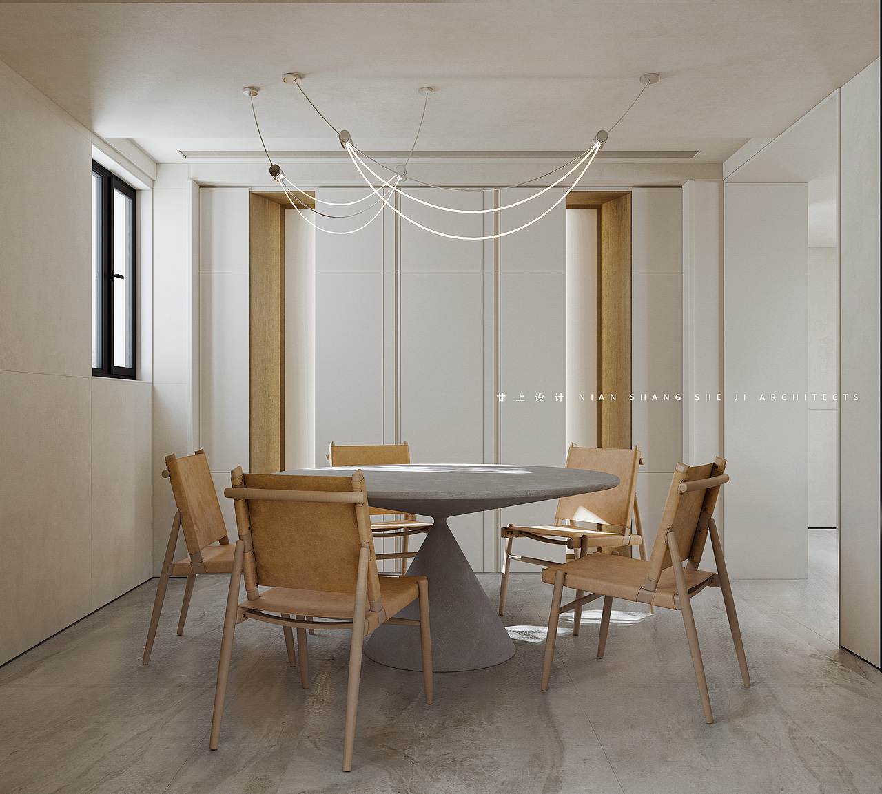 廿上设计 | 450㎡自建房,不被风格定义的家