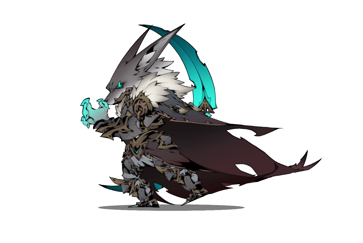 wolf-knight-spine-pose（图ZMzUyNDE2MTUy） - 独立游戏 - 站酷设计师三栖人设计原创素材 - 站酷ZCOOL