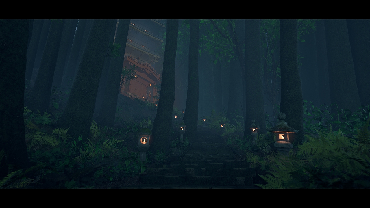 写实场景—林之庙宇