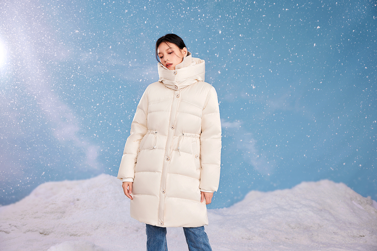 女装羽绒服 棚内制景拍摄（图ZMzU2MjUxMzgw） - 人像摄影 - 站酷设计师卡凡李大晚原创素材 - 站酷ZCOOL