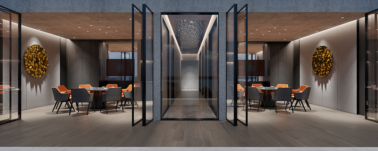 火锅店（图ZMzAzNTI3Njg4） - 酒店餐饮设计 - 站酷设计师灵韵空间设计原创素材 - 站酷ZCOOL