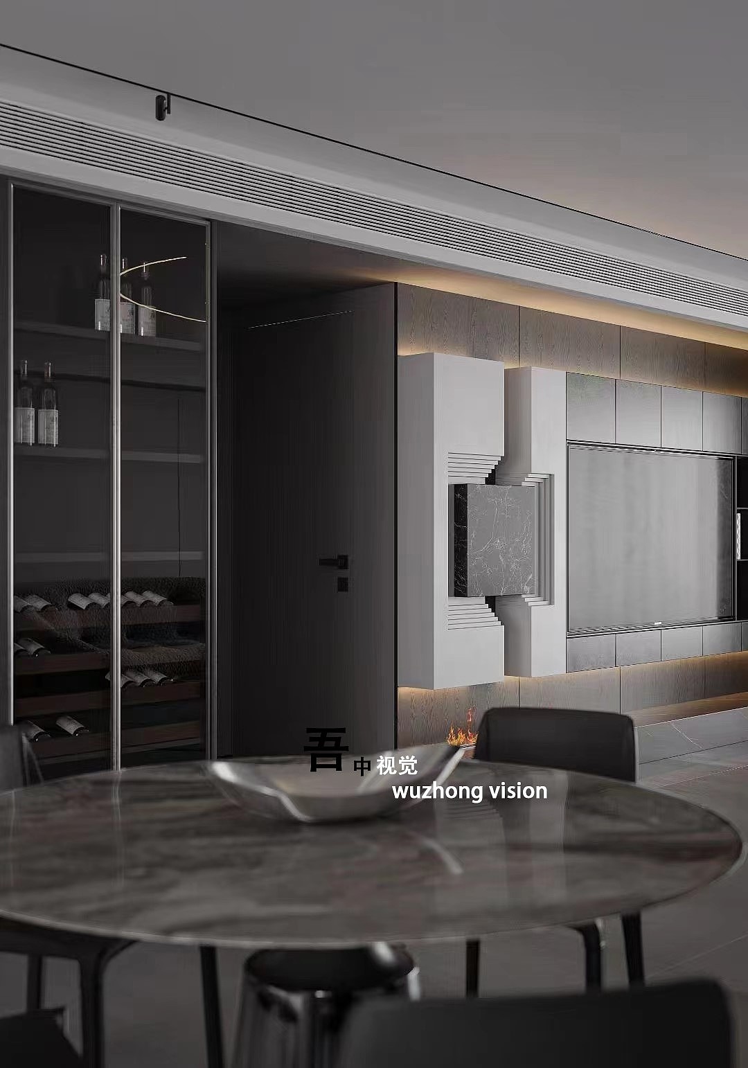 现代黑白灰风格