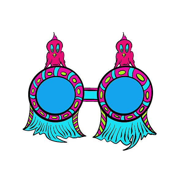 当传统凤鸟纹遇到赛博朋克