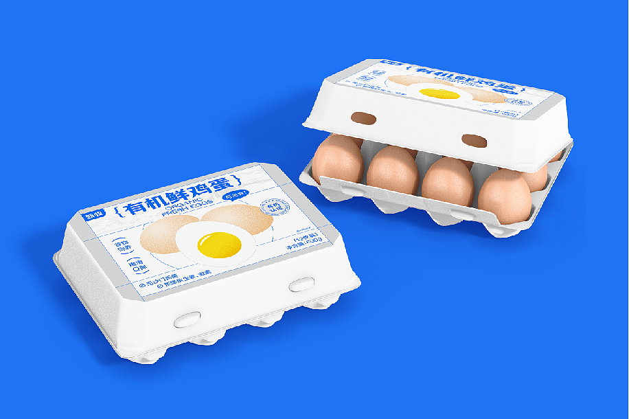 甄牧 I 有机鲜鸡蛋包装设计