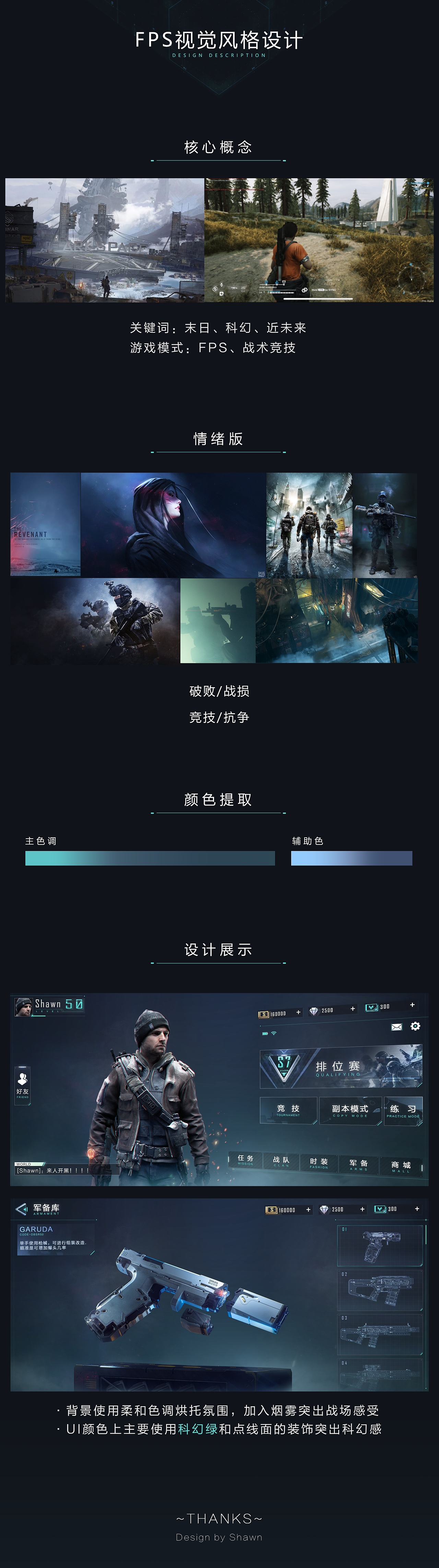 FPS风格设计合集~（图ZMzA3ODg4MDYw） - 游戏UI - 站酷设计师夜喵shawn原创素材 - 站酷ZCOOL