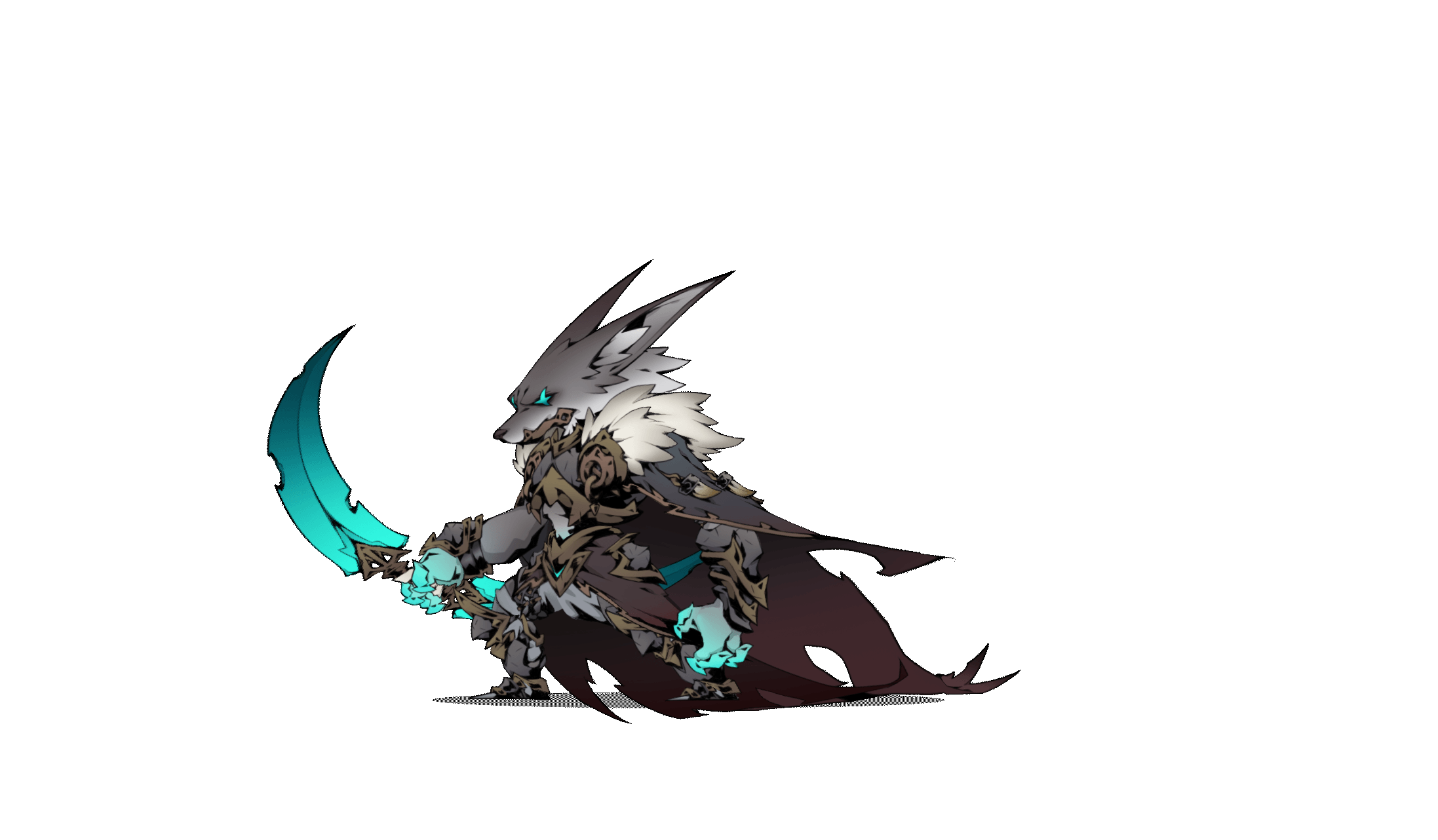 wolf-knight-spine-pose（图ZMzUyNDE2MTY4） - 独立游戏 - 站酷设计师三栖人设计原创素材 - 站酷ZCOOL