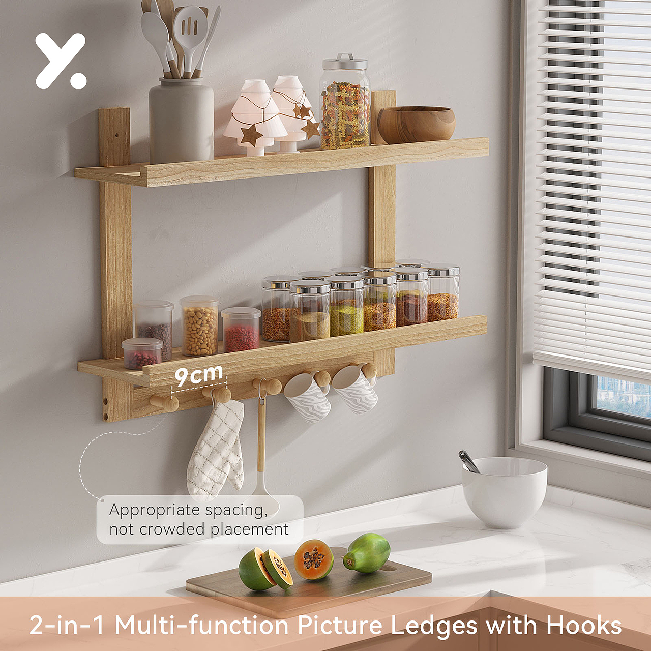 跨境电商 | 浮动置物架亚马逊详情页 × YC艺创视觉（图ZMzU2MTYyMTY4） - 产品摄影 - 站酷设计师YCVISION艺创视觉原创素材 - 站酷ZCOOL