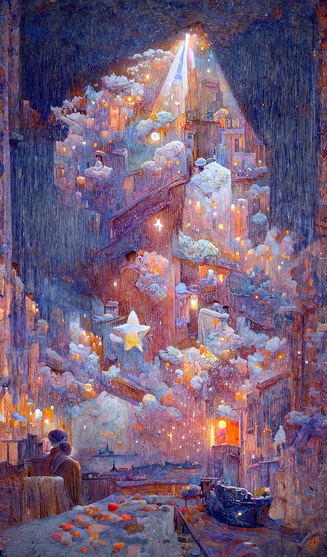 AI绘画档案馆｜星河入梦系列图•一（图ZMzE3MzA5NDQ4） - 创作习作 - 站酷设计师PPP的杂货铺原创素材 - 站酷ZCOOL