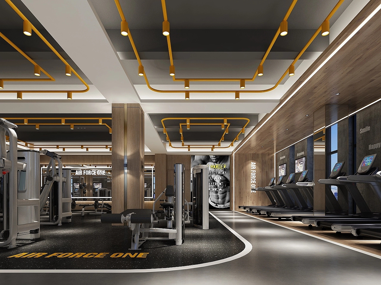 健身会所（图ZMzAwNzg1OTg0） - 商业空间设计 - 站酷设计师Z13576075原创素材 - 站酷ZCOOL
