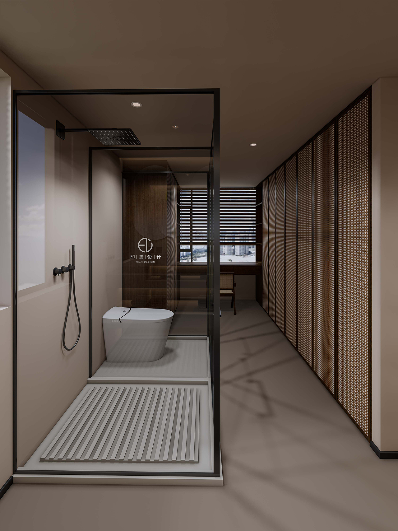 150㎡黑胡桃侘寂风：隐于时光的自然之美（图ZMzUzMTA5NDA4） - 家装设计 - 站酷设计师印集装饰设计原创素材 - 站酷ZCOOL