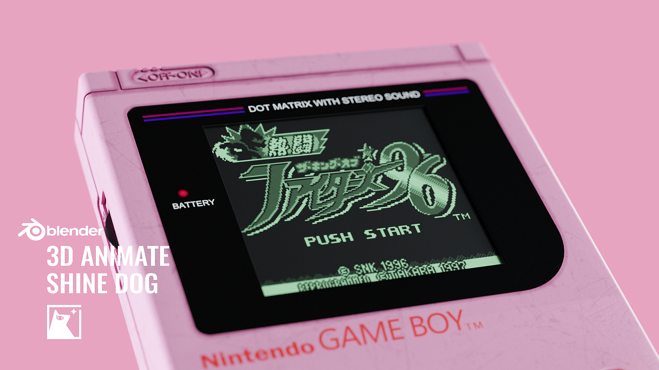 【blender】产品动画 Gameboy（图ZMzI0NDU2MjY0） - 产品 - 站酷设计师sssssshinedog原创素材 - 站酷ZCOOL
