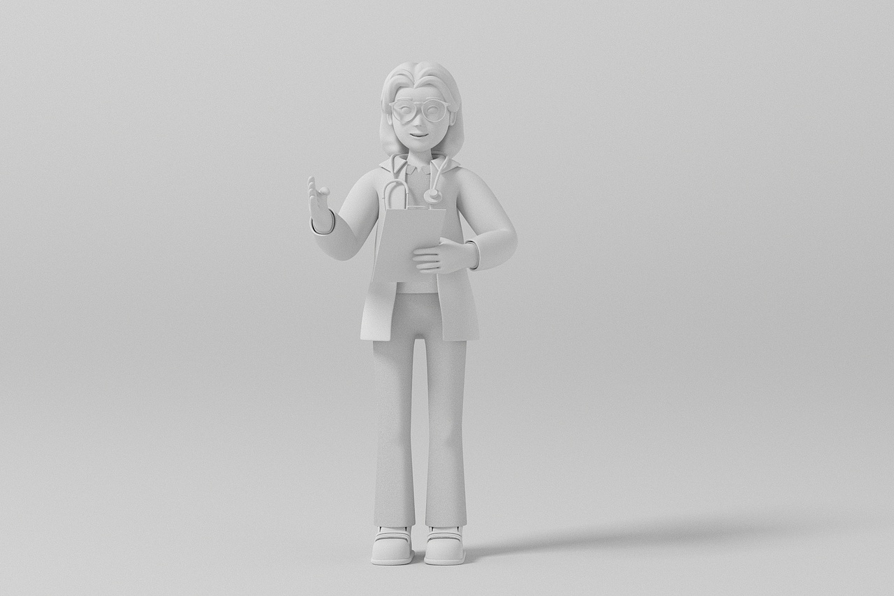 app女医生设计建模渲染（图ZMzExMzQzMTc2） - 人物/生物 - 站酷设计师无敌驱蚊水原创素材 - 站酷ZCOOL