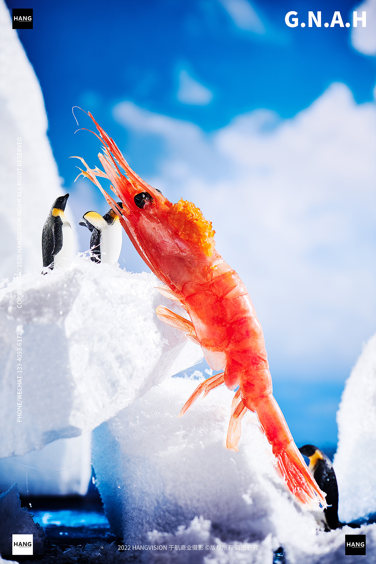 籽北极虾拍摄大连甜虾海鲜拍摄食品摄影大连产品拍摄