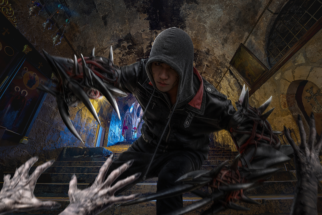 孽殺原形-角色 losplay（圖ZMzIwNzMwMzg4） - 海報 - 站酷設(shè)計師偶遇鹿先森原創(chuàng)素材 - 站酷ZCOOL