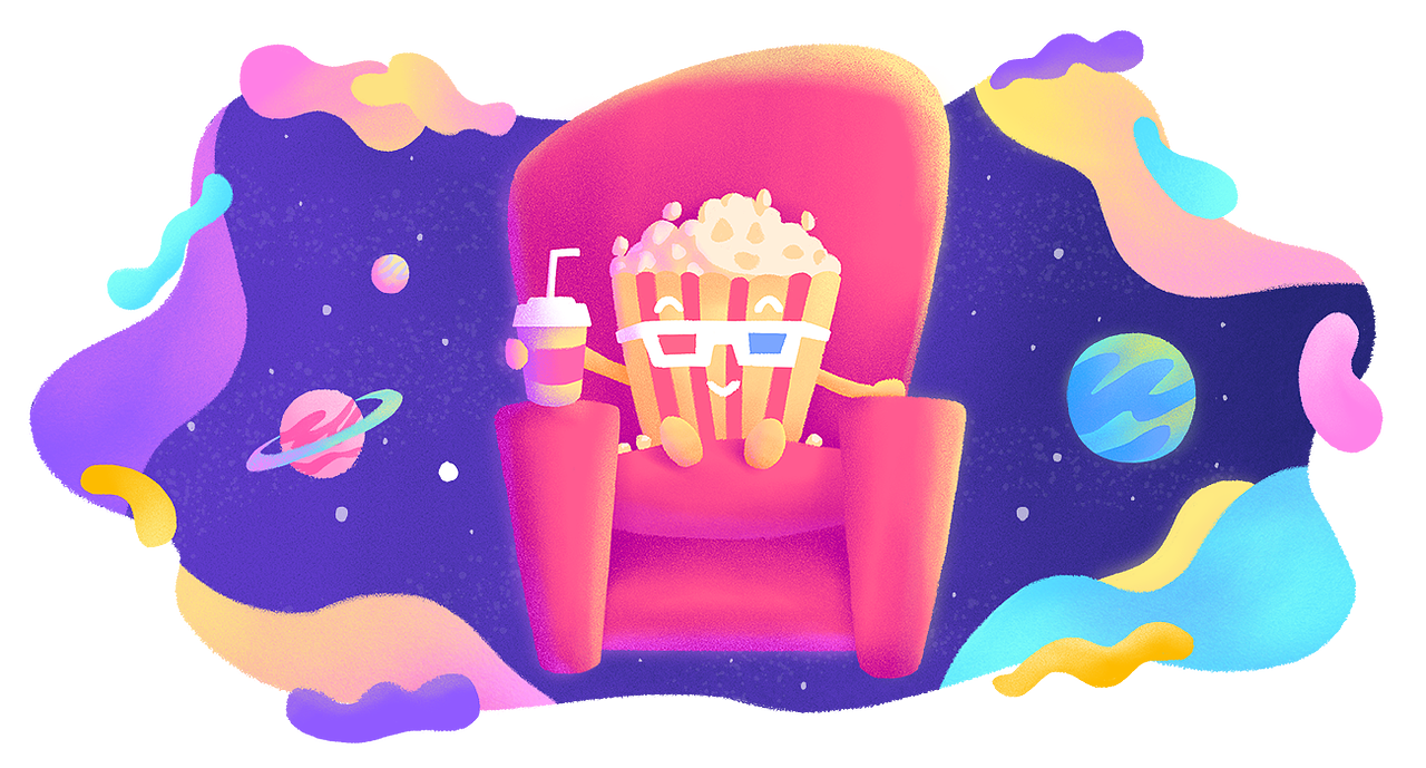 光美金逸影城-小程序插画设计（图ZMzA0Njc1NTQ0） - 商业插画 - 站酷设计师Cassieeeeechen原创素材 - 站酷ZCOOL