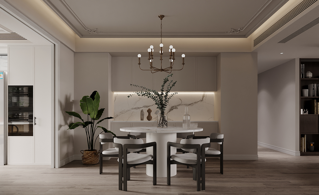 现代极简|奶油|克莱因蓝|重奢|法式奶油|侘寂（图ZMzE5MjA5Mzg4） - 建筑/空间 - 站酷设计师一心只为做图人原创素材 - 站酷ZCOOL