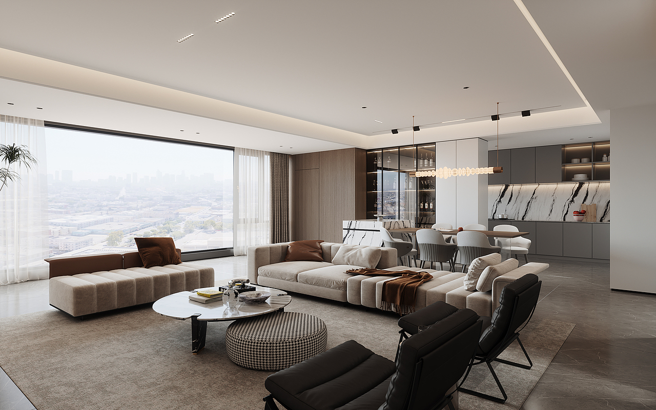 鸿烨表现|现代简约且带有质感