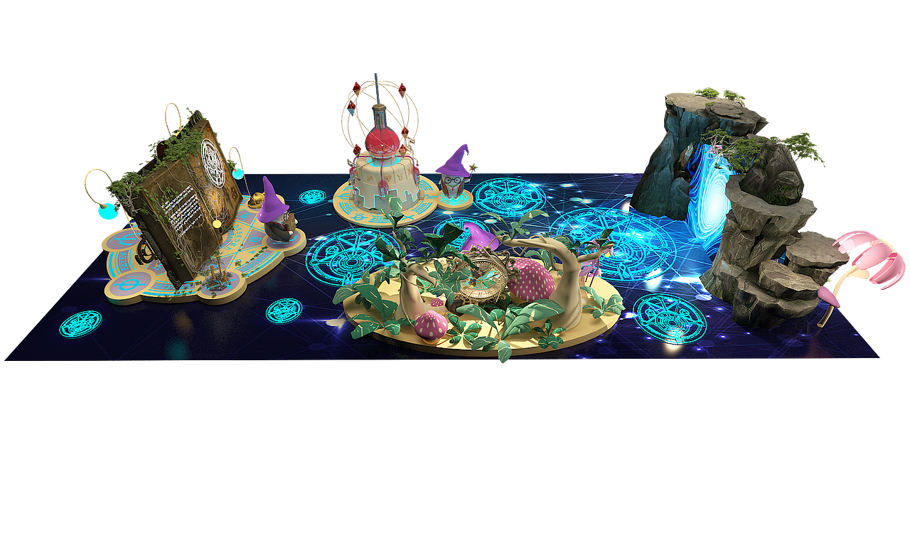 魔法森林主题美陈