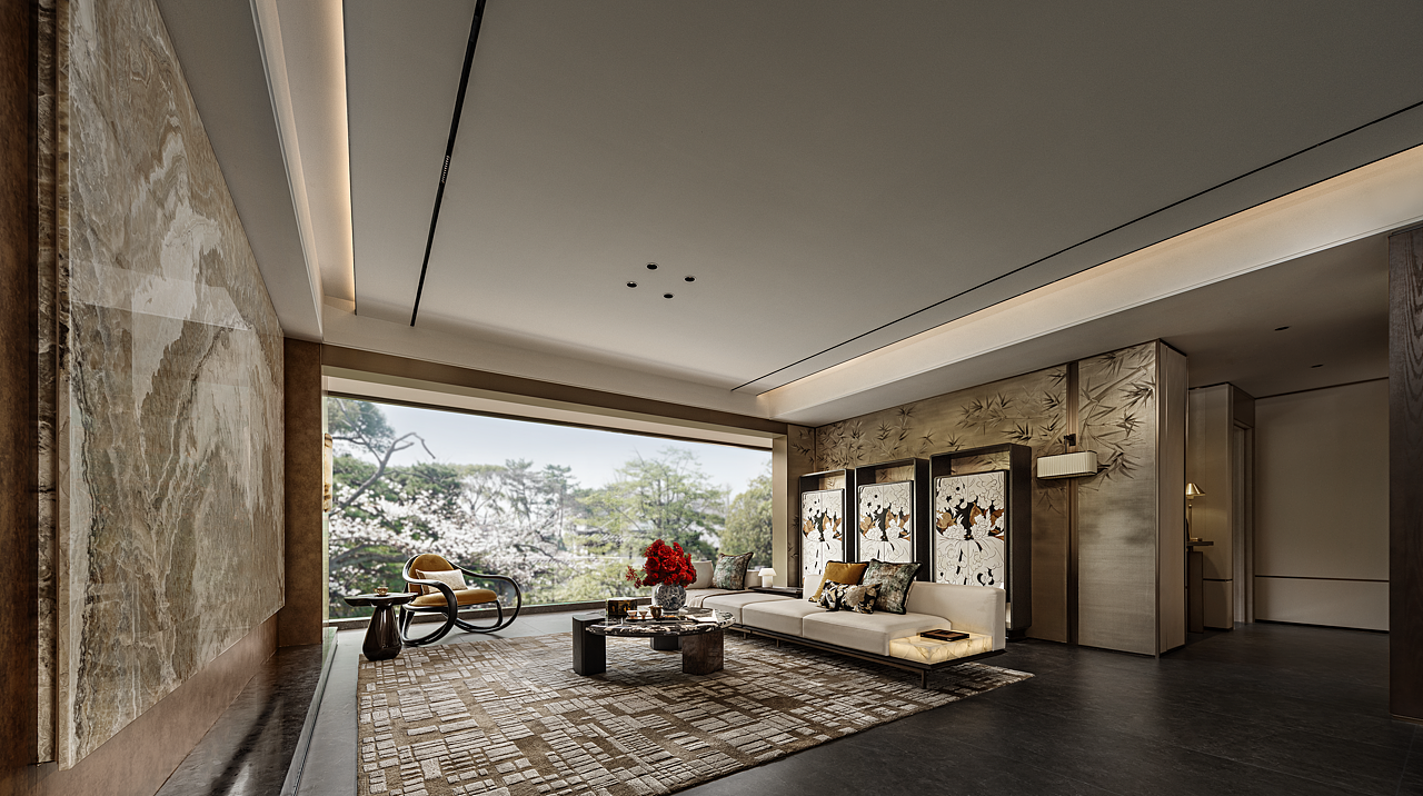 INNEST意巢设计：珠海·正方·南湾首府180㎡，东方美