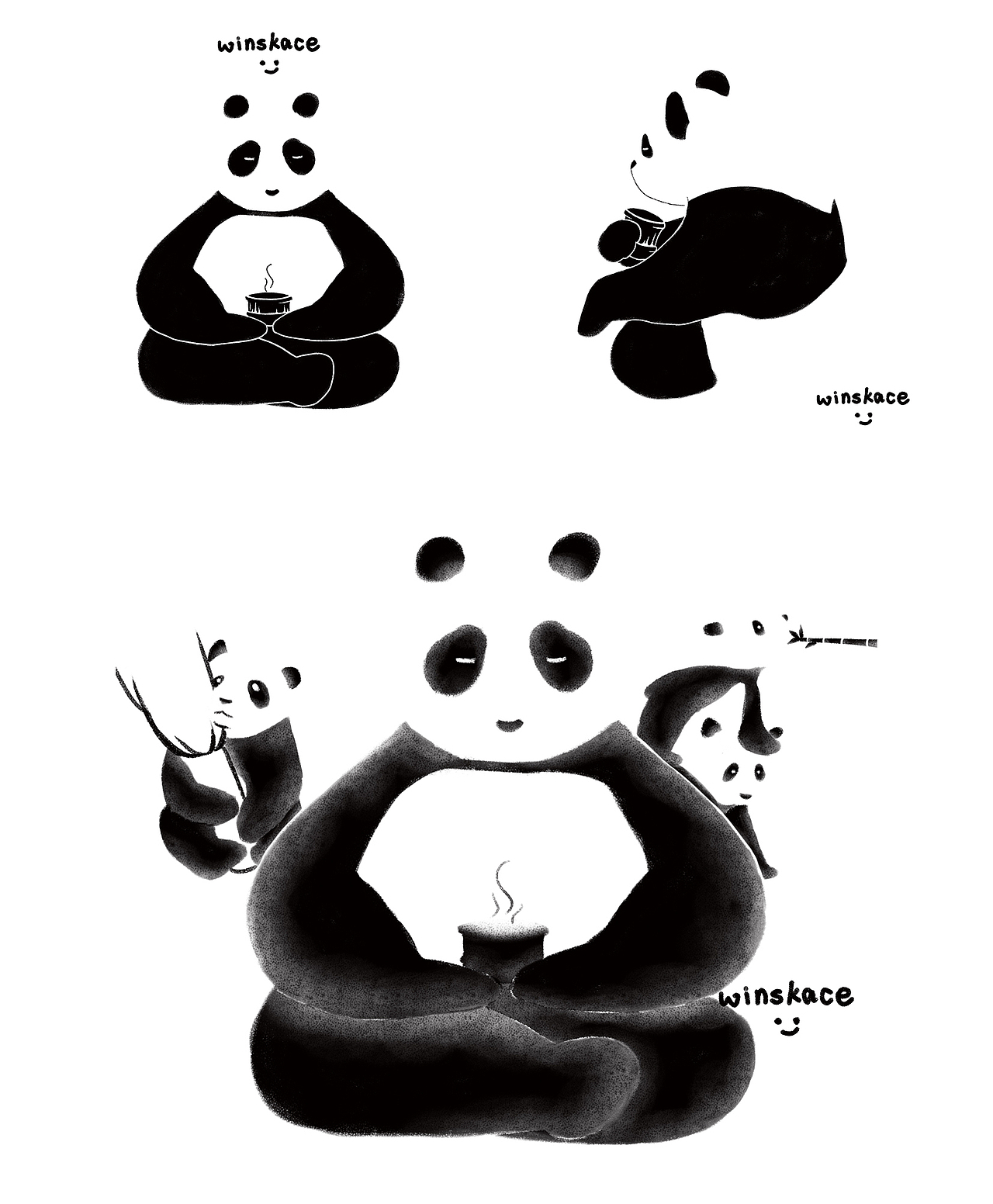 2022插画总结（图ZMzI3MzM1OTU2） - 创作习作 - 站酷设计师云汜_winskace原创素材 - 站酷ZCOOL