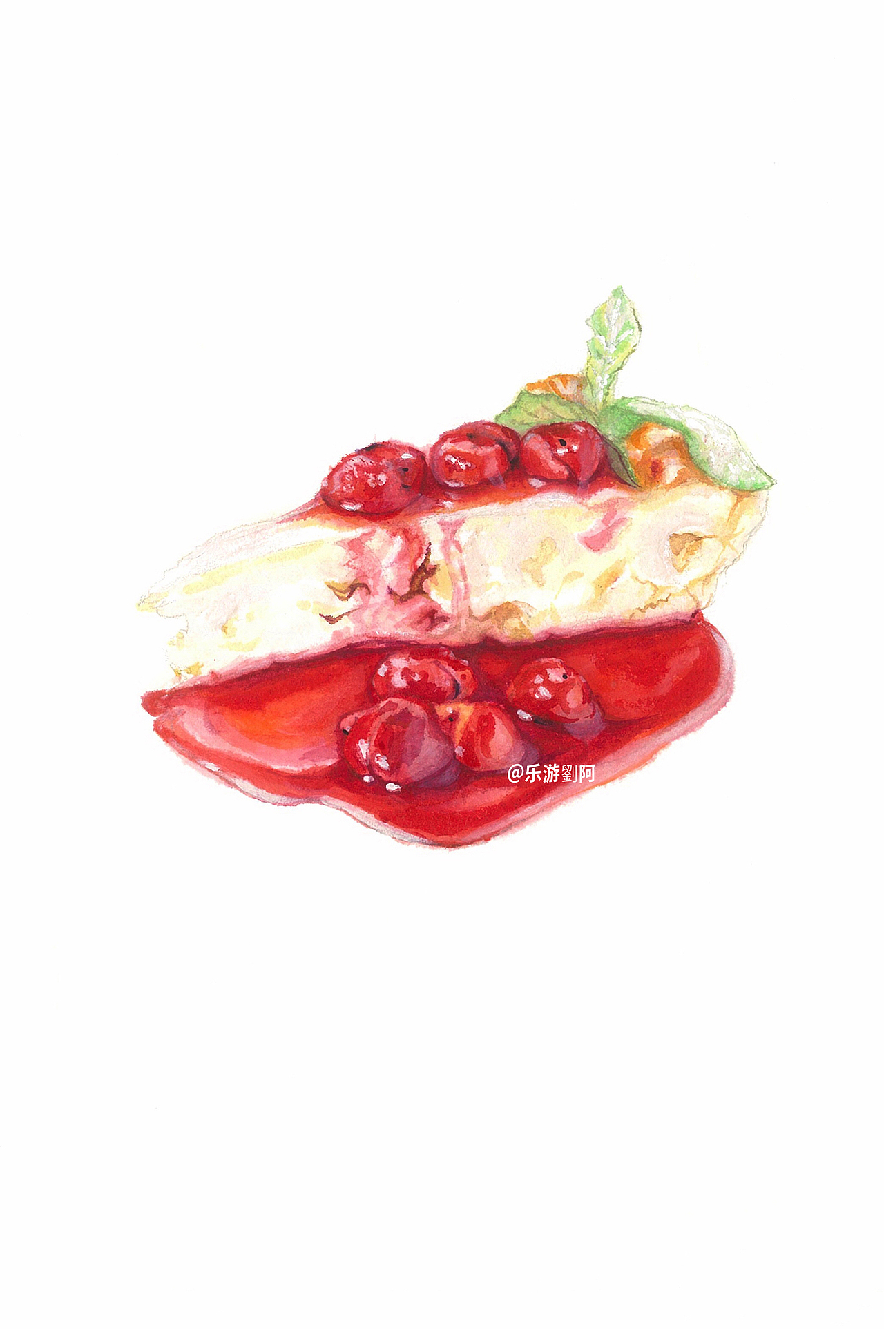 <手绘甜品> 来一组水果甜品