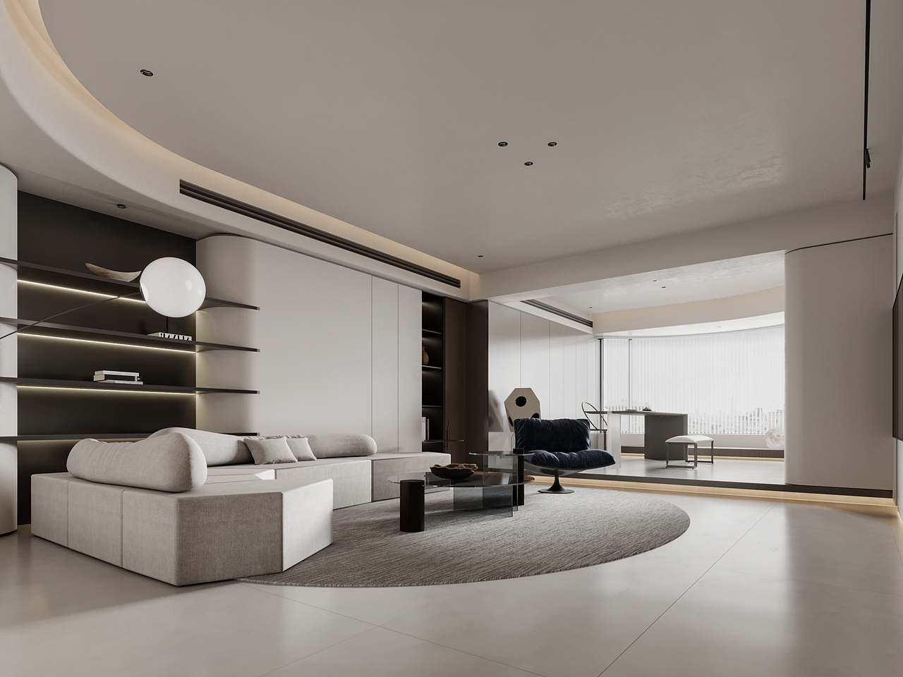 200㎡ 现代简约 大平层（图ZMzYzNDcyMTYw） - 家装设计 - 站酷设计师舍作设计分享原创素材 - 站酷ZCOOL