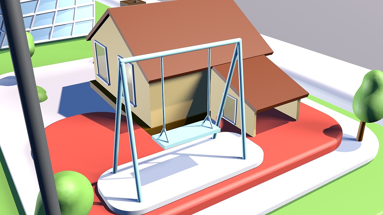 城市场景海报临摹